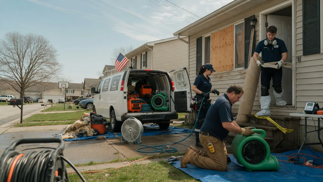 Water Damage Restoration in Marquette, KS near me